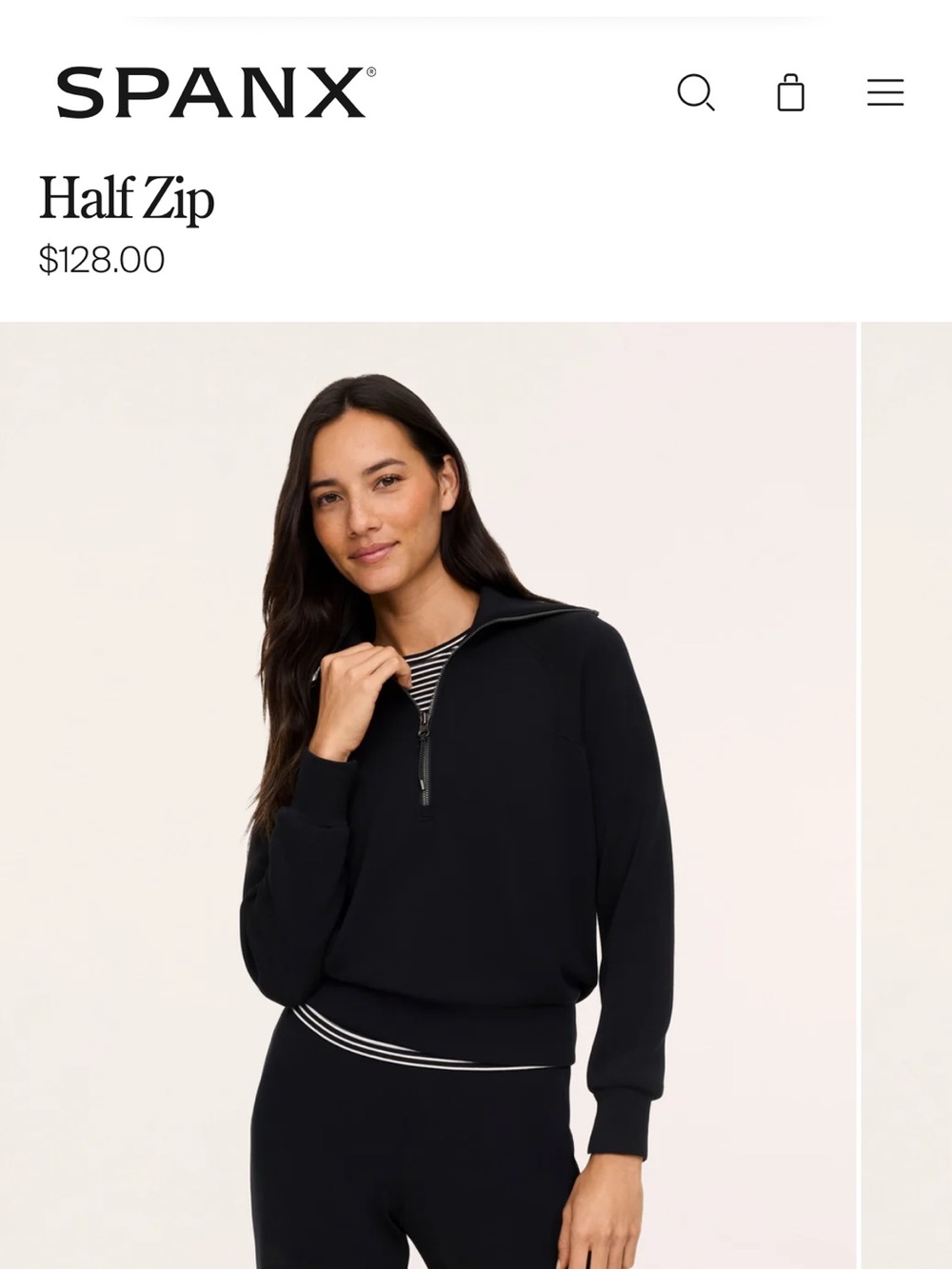 Spanx Half Zip